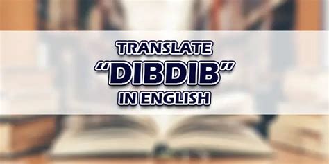 dibdib in English .